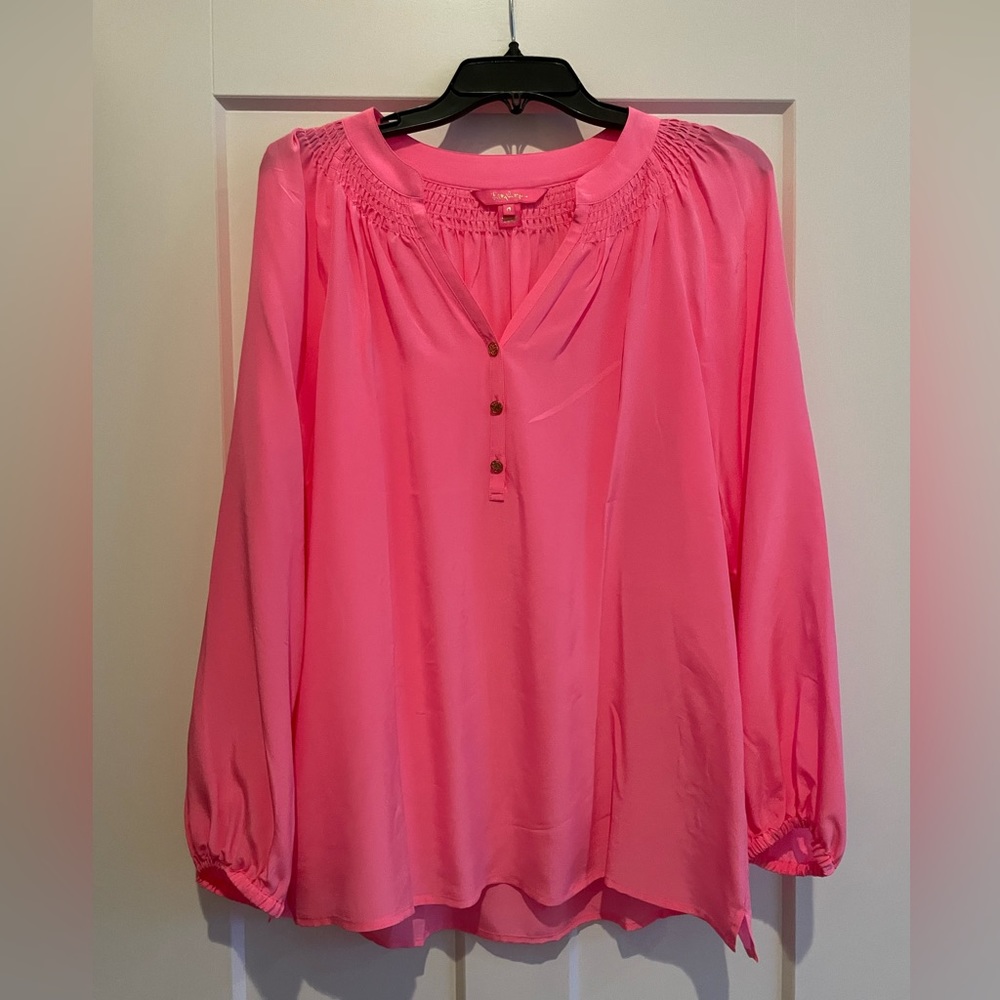 EUC Elsa 100% Silk Blouse